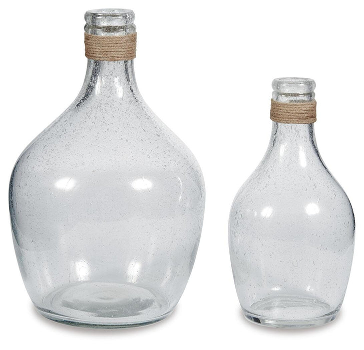 Marcin Clear Vase Set (Priced Per Item, Must Order 2, 4, 6, or 8)