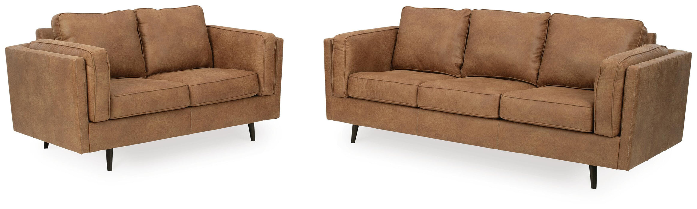 Maimz Caramel Maimz Sofa and Loveseat