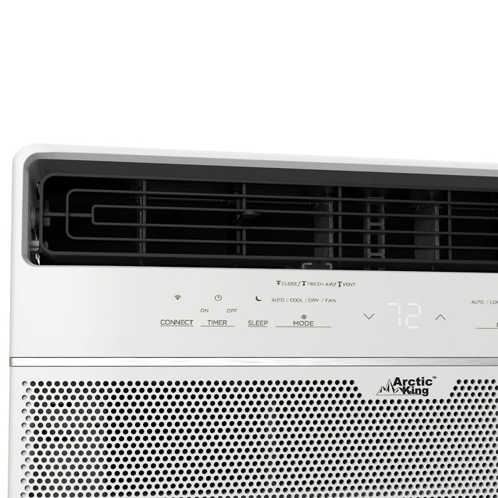 Arctic King Restored Arctic King 12,000 BTU Smart Window Air Conditioner, Cools Rooms up to 550 Sq. Ft., White, (Refurbished) - used_good