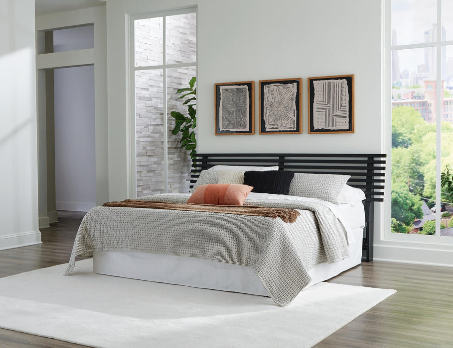 Danziar Black King Slat Headboard