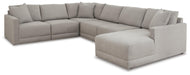 Katany Shadow Katany 6-Piece Sectional with Chaise