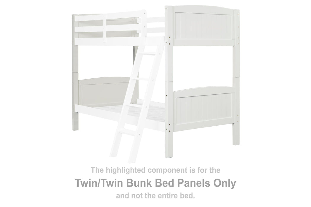 Kaslyn White Twin/Twin Bunk Bed Panels