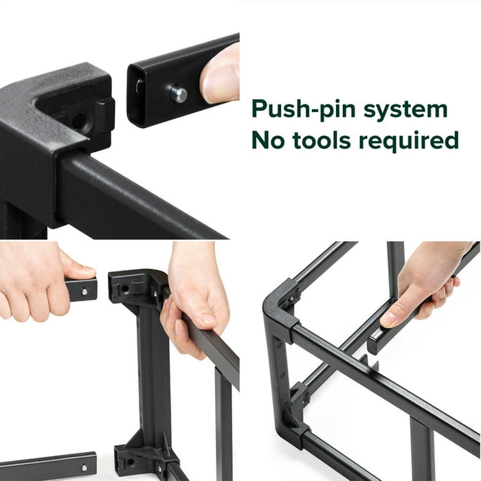 Zinus 9" Metal Smart Box Spring with Quick Assembly, Mattress Foundation, Twin - new