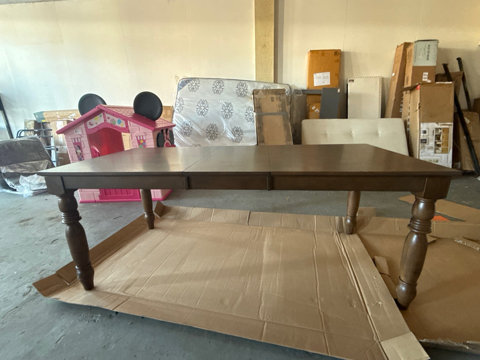 Pioneer Woman Harper Extendable Wood Dining Table, Homestead Brown - new