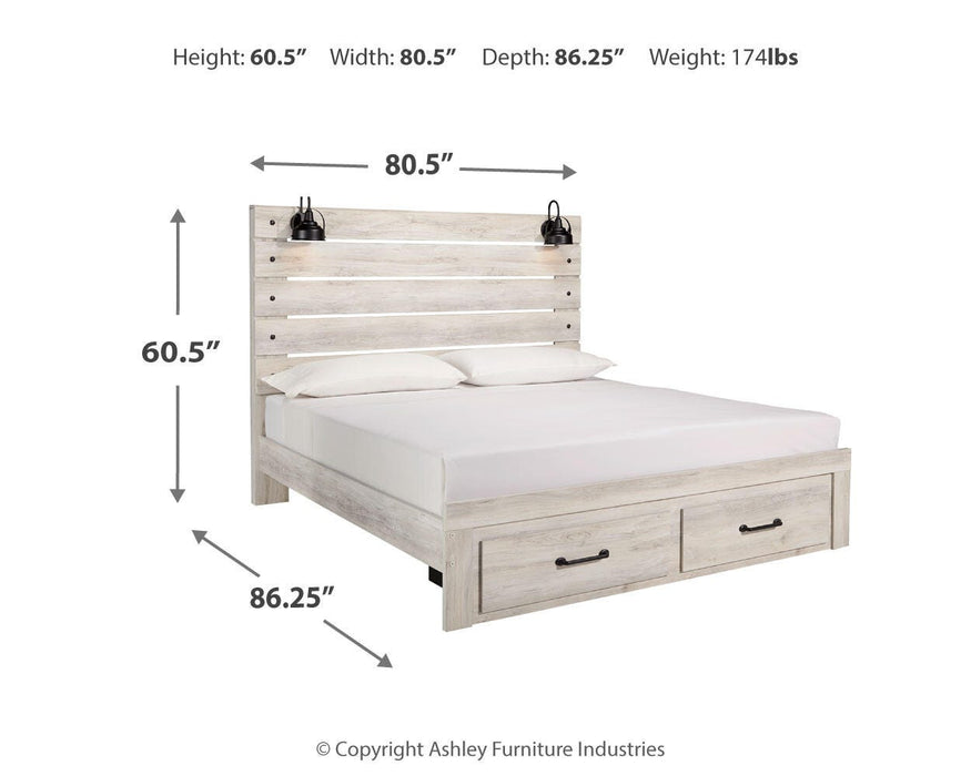 Cambeck Whitewash Panel Bedroom Collection