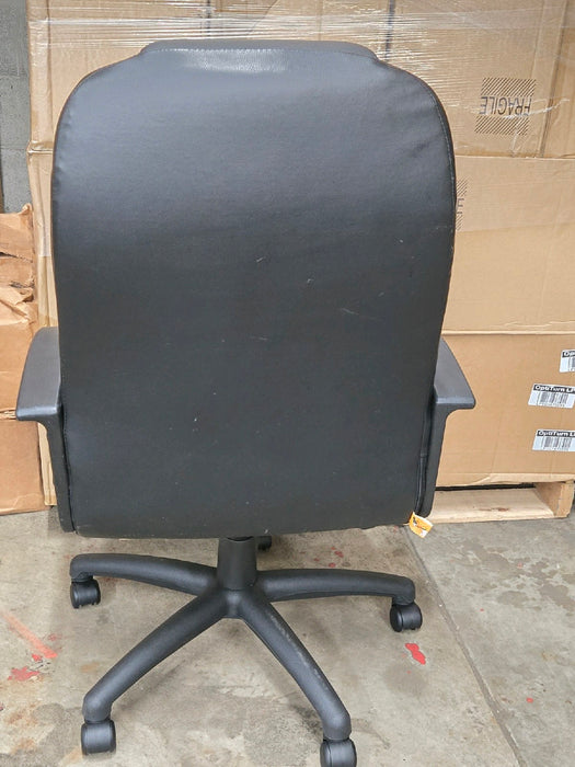 Boss Office Products Modern Executive Office Chair with Casters, Black - new