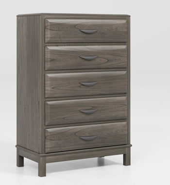 Triscanna Gray Five Drawer Chest