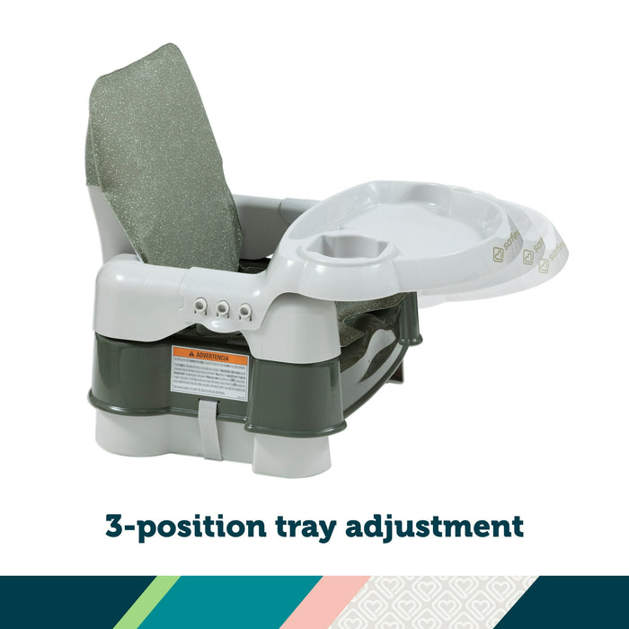 Safety 1st Deluxe 5-in-1 Sit, Snack & Go Convertible Booster Seat, Half Pipe, Toddler - open_box
