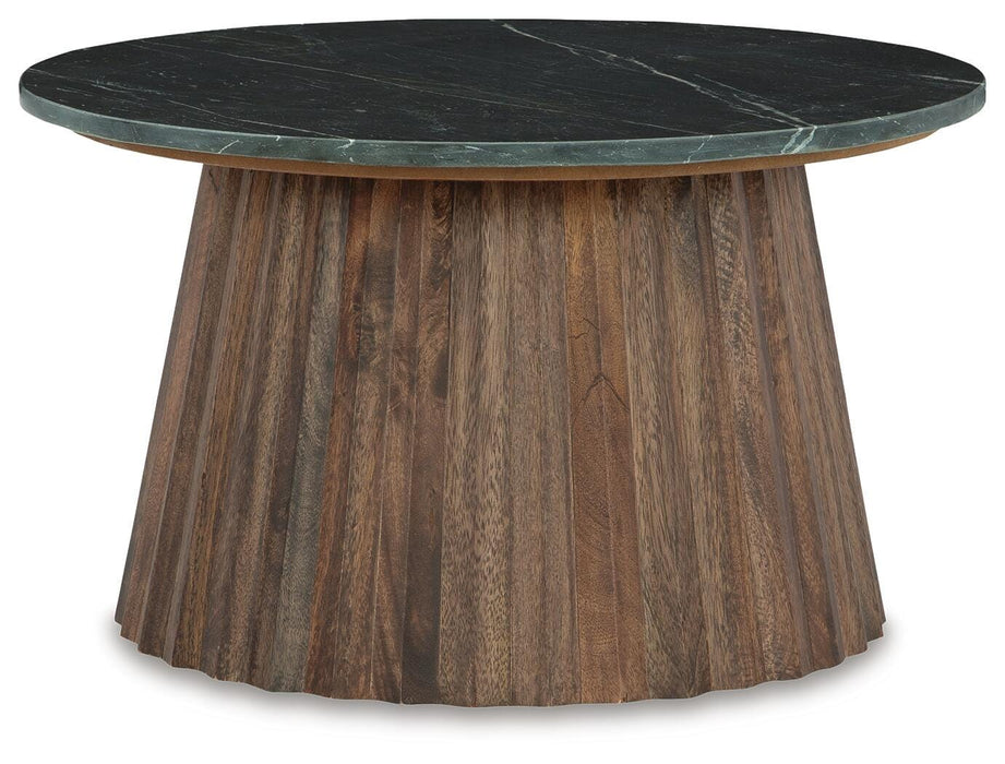 Ceilby Black/Brown Accent Cocktail Table