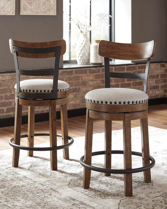 Valebeck Brown Valebeck Counter Height Bar Stool