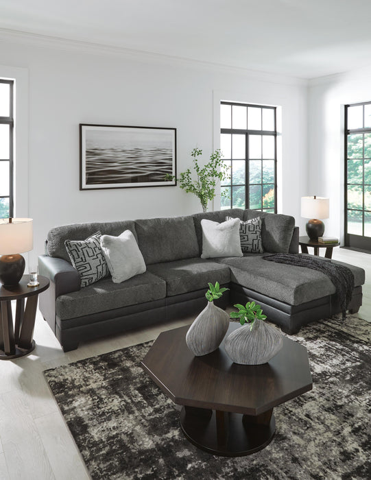 Brixley Pier Graphite Brixley Pier 2-Piece Sectional with Chaise