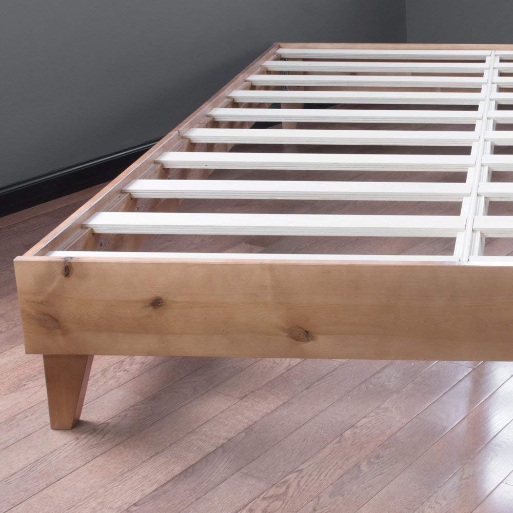 CARDINAL & CREST | Wood Full Size Bed Frame No Box Spring Needed | Easy Assembly & Heavy Duty | Ideal Full Bed Frame, Full Size Platform Bed Frame Full Size Mattress Frame, Wood Platform Bed Frames - open_box