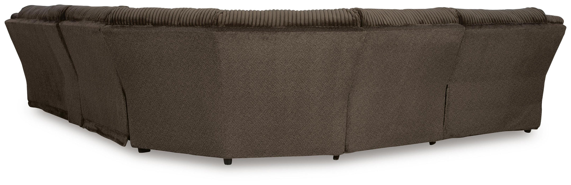 Top Tier Chocolate Top Tier 6-Piece Reclining Sectional with Chaise