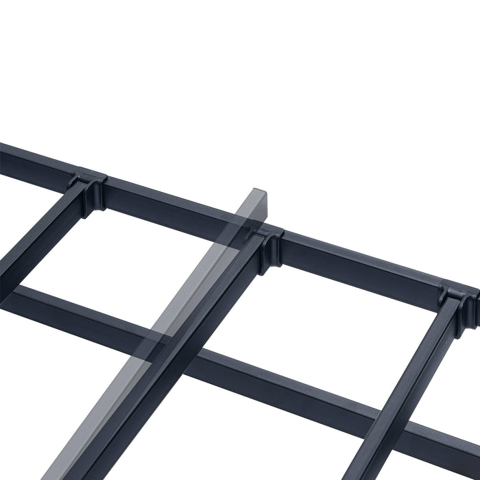 Mainstays 7 Easy Assembly Smart Box Spring, Twin - open_box