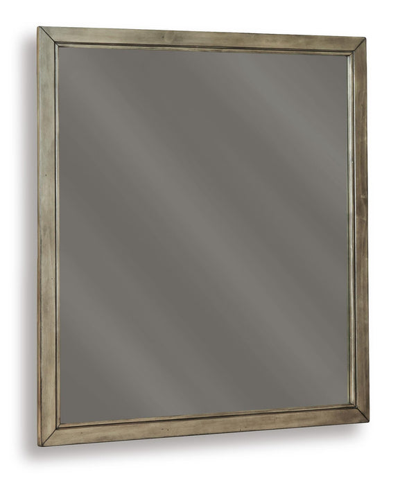 Arnett Gray Bedroom Mirror