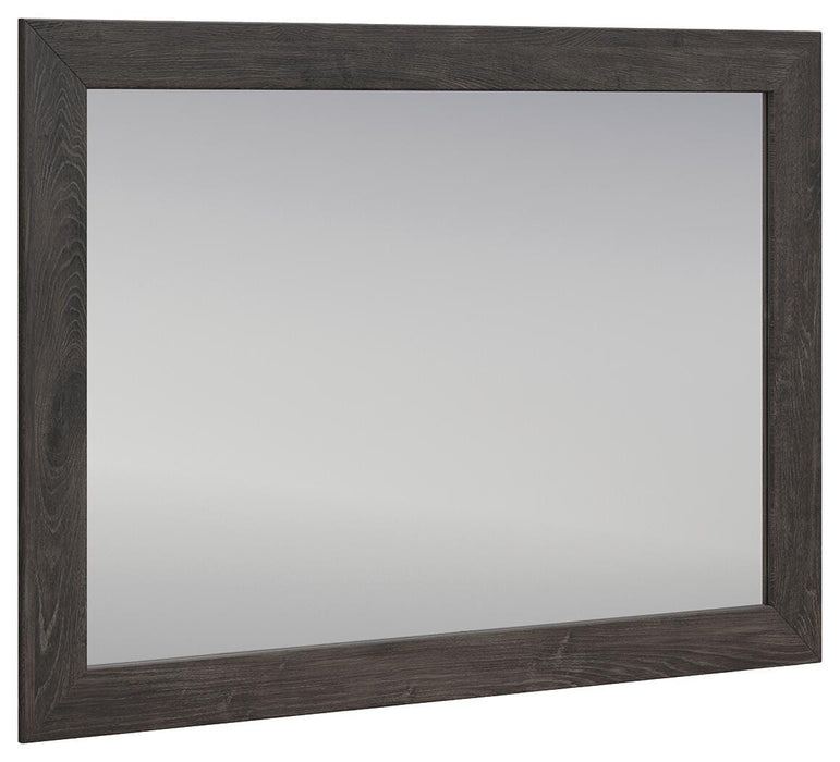 Parlayon Charcoal Bedroom Mirror