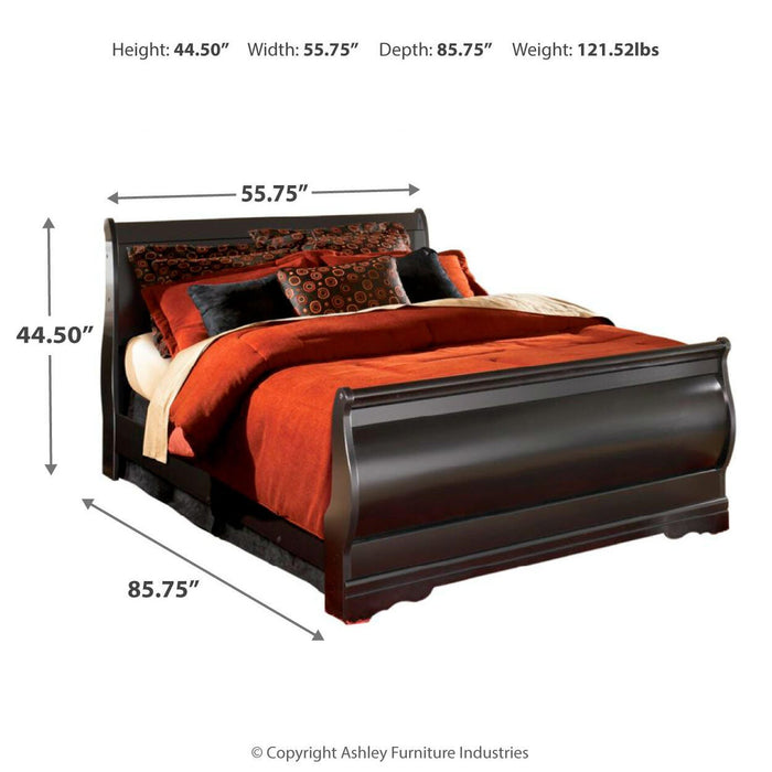 Huey Vineyard Black Huey Vineyard Full Sleigh Bed