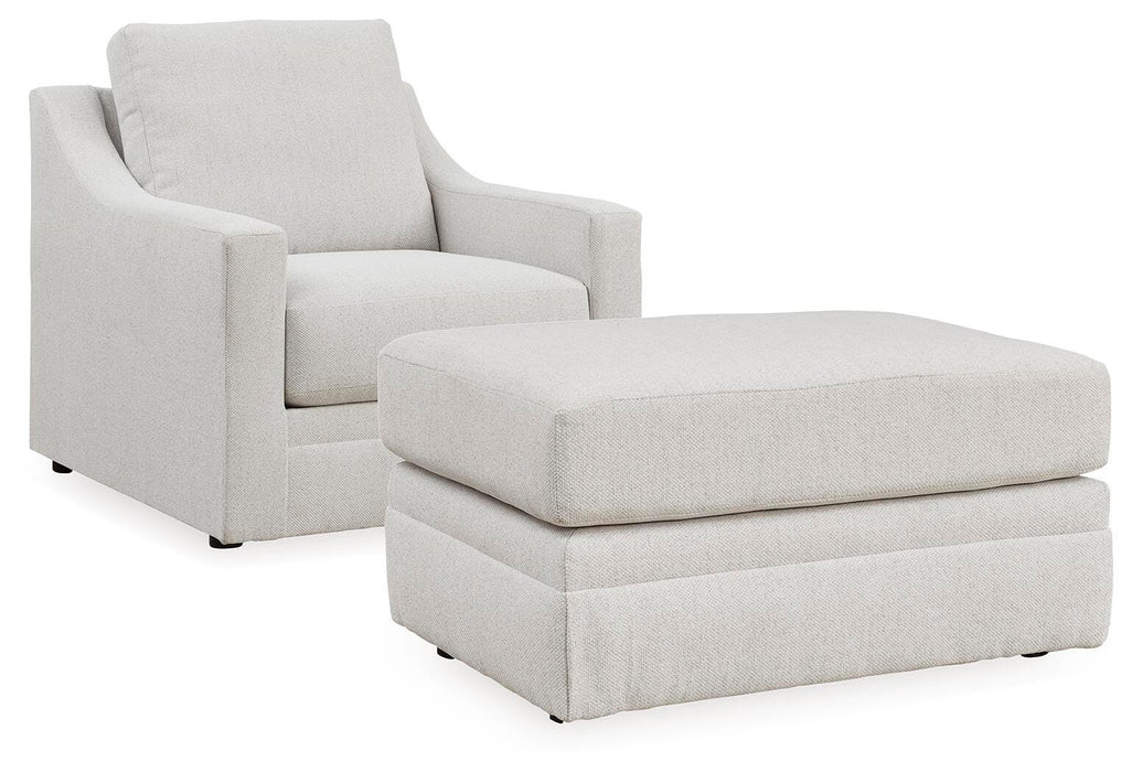Maitelynn Chalk Maitelynn Chair and Ottoman