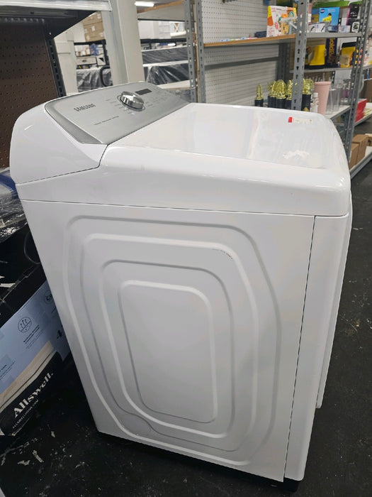 Samsung - 7.4 Cu. Ft. Smart Gas Dryer with Steam Sanitize+ - White - new