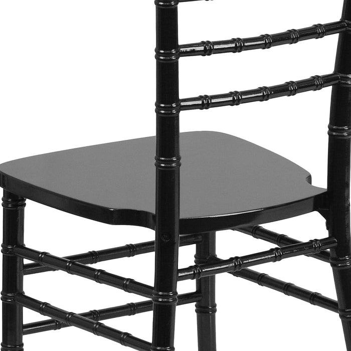 Flash Furniture 2 Pack HERCULES Series Black Wood Chiavari Chair - new