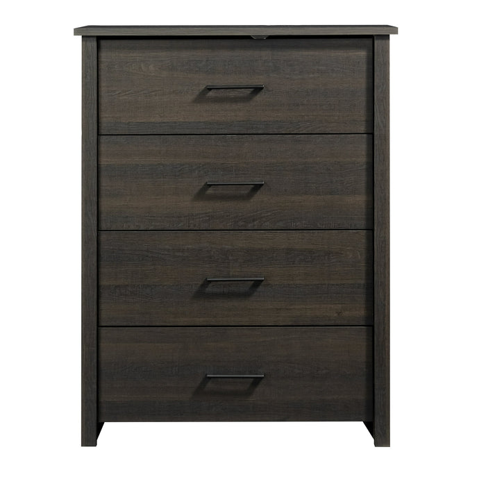 Mainstays Hillside 4-Drawer Dresser, Espresso Finish - new