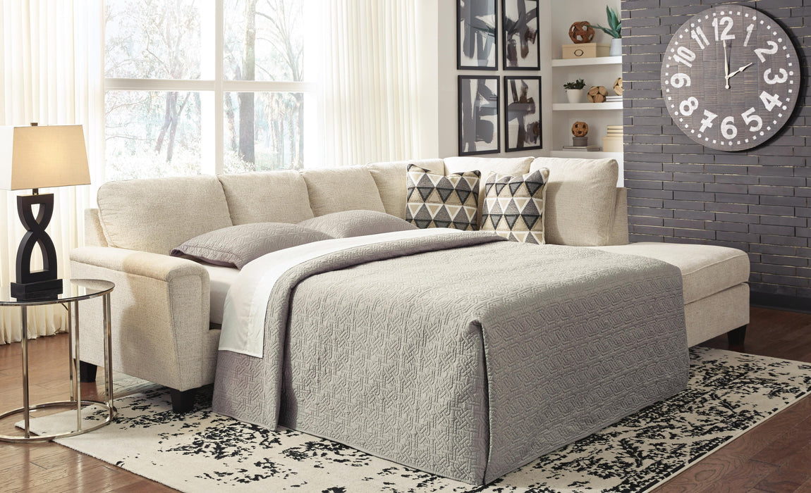 Abinger Natural Abinger 2-Piece Sleeper Sectional with Chaise