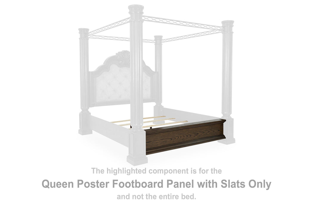 Maylee Dark Brown Q Poster FTBD Panel w/Slats