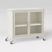 2 Door Metal Rolling Locker Storage Cabinet Chalk White - Room Essentials™