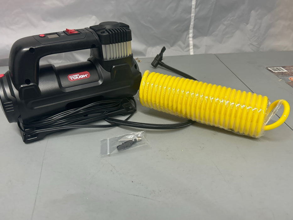 Hyper Tough DC 12V Heavy Duty Direct Drive Digital Tire Inflator with Detachable LED Light - new