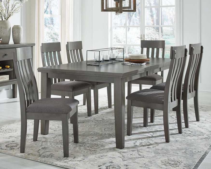 Hallanden Gray RECT DRM Butterfly EXT Table