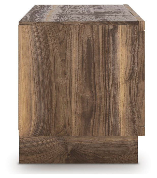 Zadilyn Brown Zadilyn 72" TV Stand with Electric Fireplace