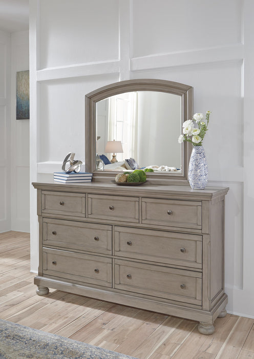 Lettner Light Gray Bedroom Furniture Pieces