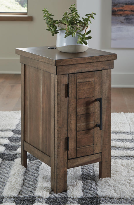 Moriville Grayish Brown Chair Side End Table