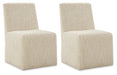Mylarken Beige Dining UPH Side Chair (Priced Per Item, Must Order 2, 4, 6, or 8)