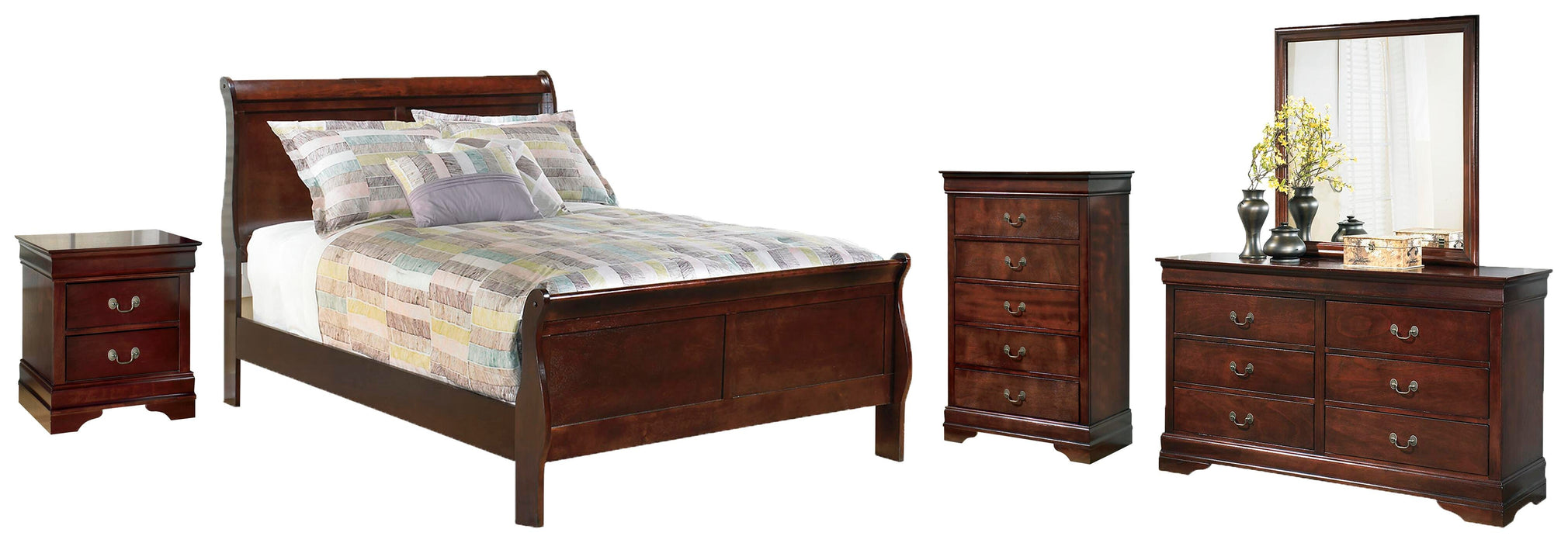 Alisdair Reddish Brown Bedroom Collection