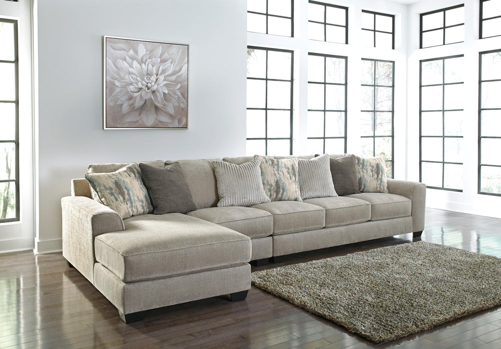 Ardsley Pewter Ardsley 3-Piece Sectional with Chaise