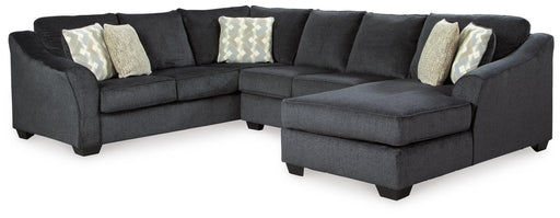 Eltmann Slate Eltmann 3-Piece Sectional with Chaise