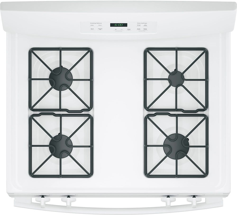 GE - 4.8 Cu. Ft. Freestanding Gas Range - White - display_model