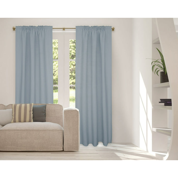 Better Homes & Gardens 1” Metal French Wrap Curtain Rod, Brass, 42-120” - open_box