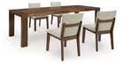 Kraeburn Brown Kraeburn Dining Table and 4 Chairs