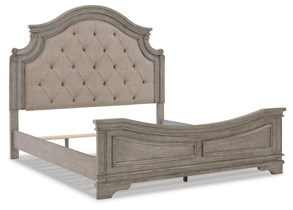 Lodenbay Antique Gray Lodenbay King Panel Bed