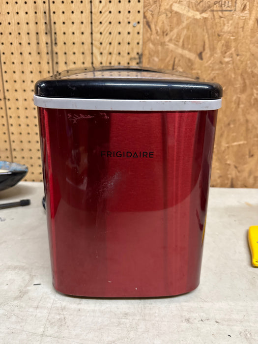 Frigidaire 26 Lbs per Day Portable Compact Maker, Ice Making Machine, Red Stainless, Medium - used_good