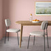 Set of 2 Upholstered with Metal Base Dining Chair Chairs Cream Boucle - Room Essentials™