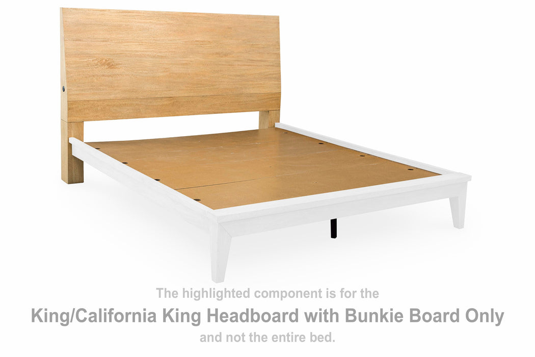 Sherbana Light Brown K/CK HDBD w/Bunkie Board
