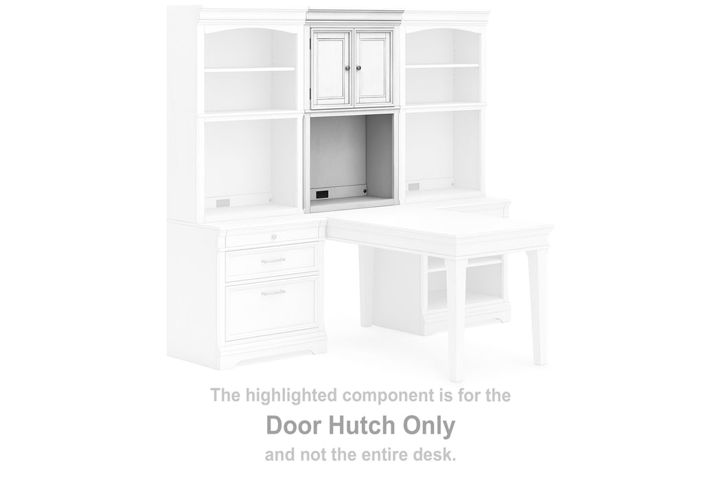 Kanwyn Whitewash Door Hutch