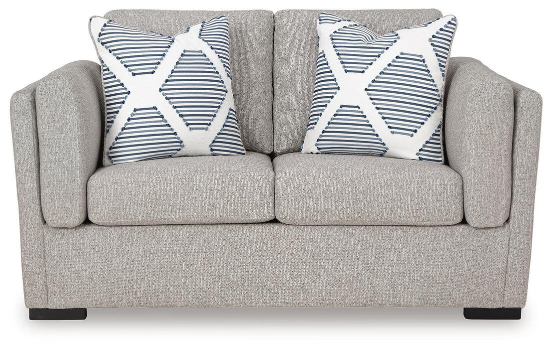 Evansley Pewter Evansley Loveseat