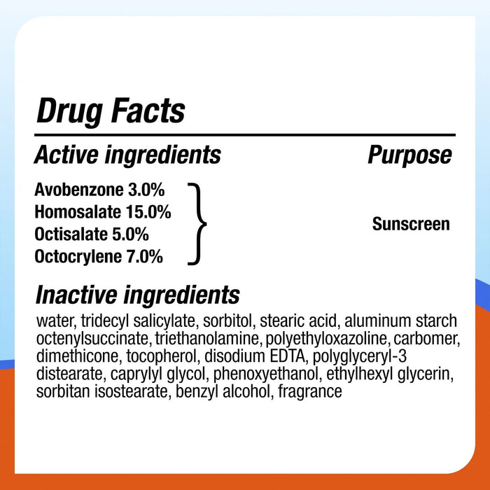 Equate Sport Broad Spectrum SPF-50 Sunscreen Lotion, 32 fl oz (Value Size) - new