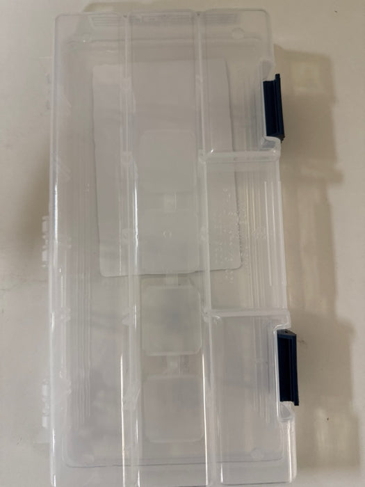 Plano Fishing Tackle Boxes & Bait Storage, Prolatch Adjustable Transparent Stowaway Utility Box, Clear - new