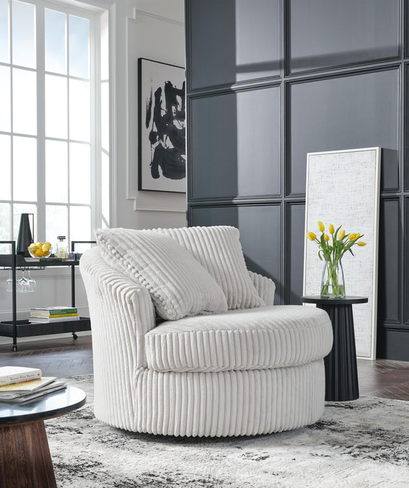 Gramwell Alloy Swivel Accent Chair