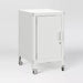Dorm Metal Rolling Locker Storage Cabinet with Lock Chalk White - Room Essentials